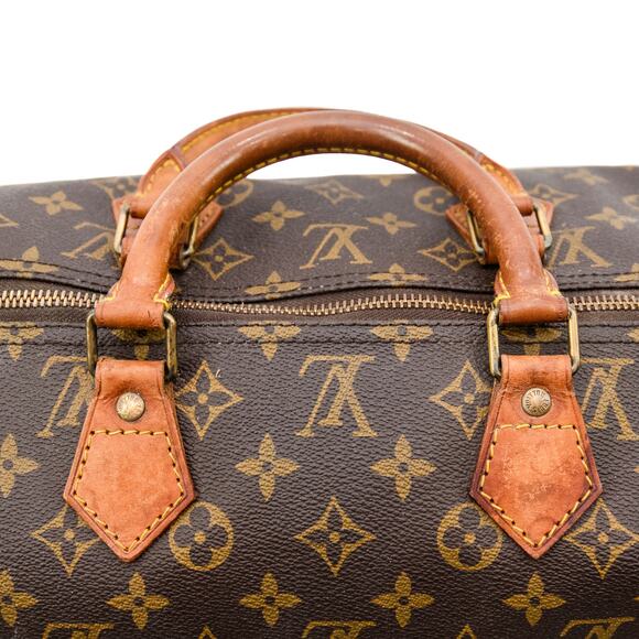Authentic Vintage 1988 Louis Vuitton Monogram Canvas Speedy 40 - Picture 9 of 16